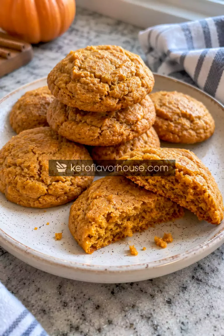 3-Ingredient Keto Pumpkin Cookies