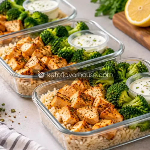 30-Minute Chicken Meal Prep with Rice and Broccoli
