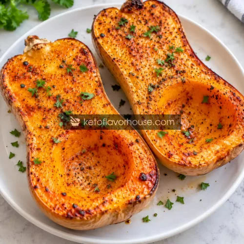 Air Fryer Butternut Squash Halves