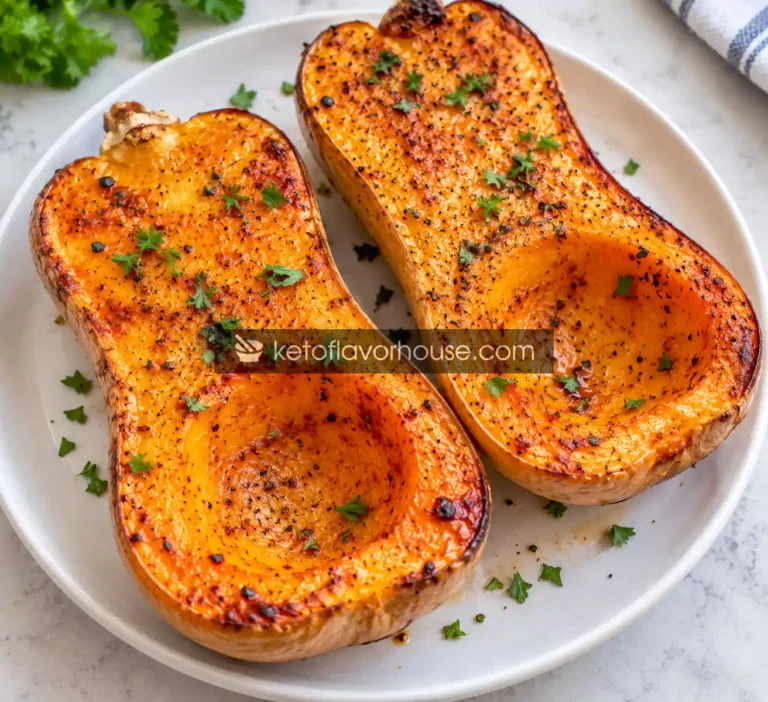 Air Fryer Butternut Squash Halves