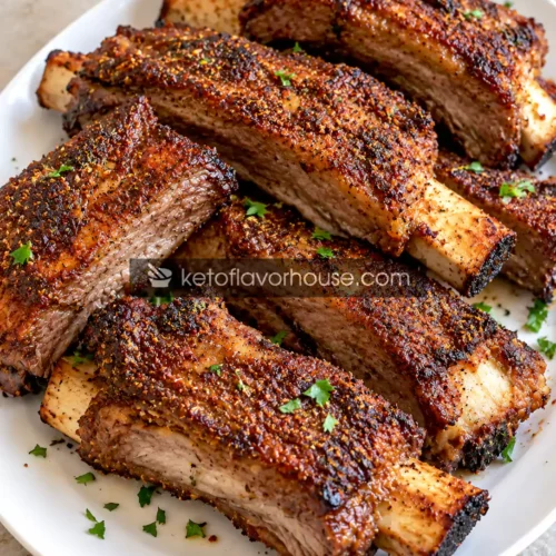Air Fryer Dry Rub Ribs