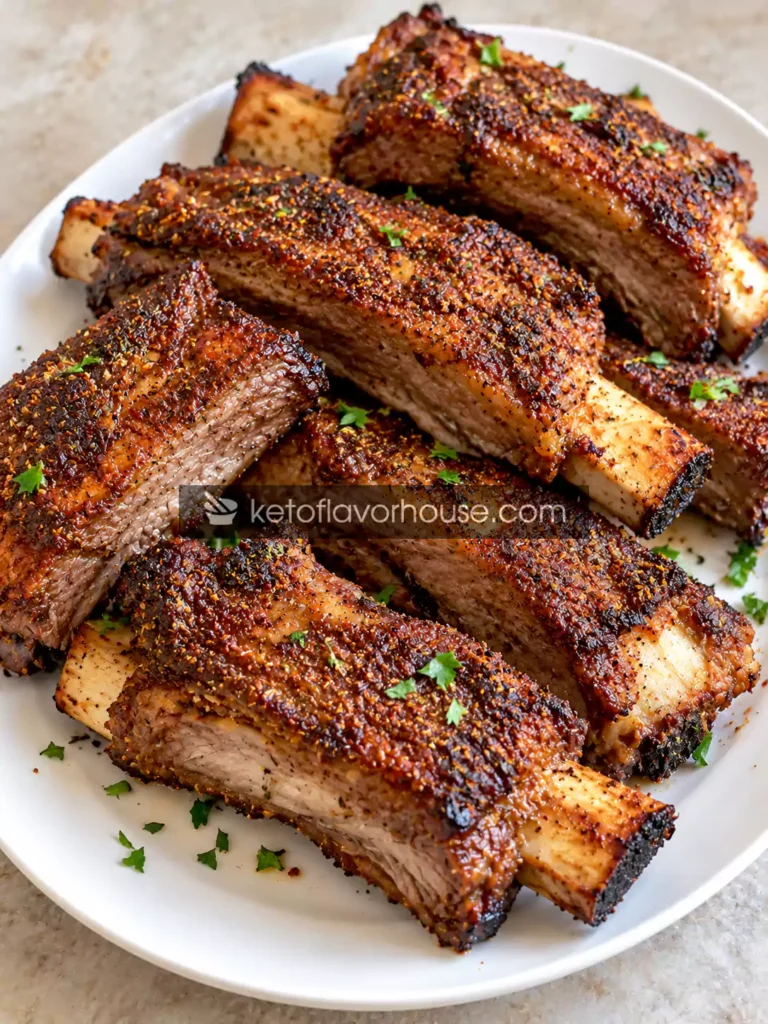 Air Fryer Dry Rub Ribs