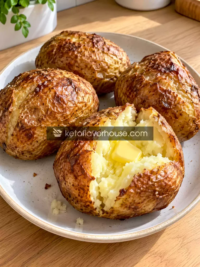 Air Fryer Jacket Potatoes