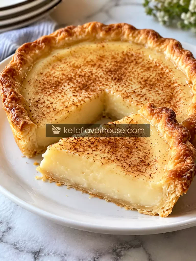 Air Fryer Sugar Cream Pie