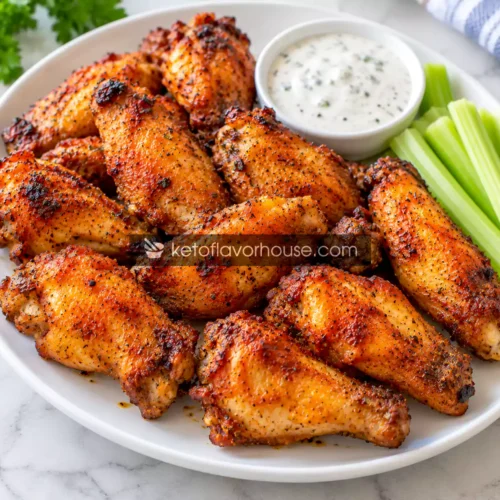 Crispy Air Fryer Spicy Chicken Wings