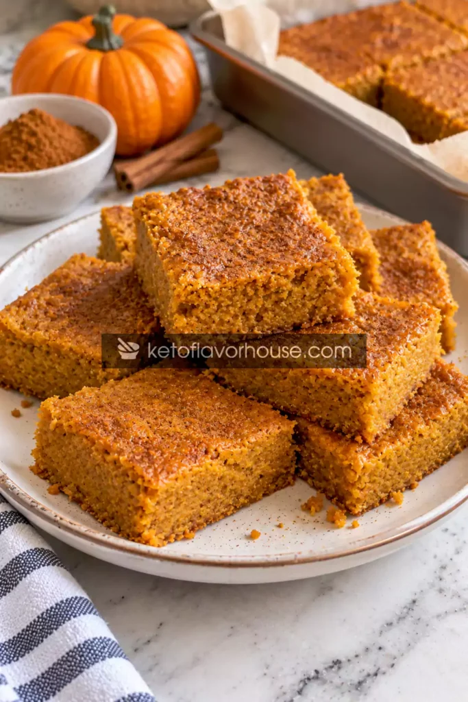 Healthy Anti-Inflammatory Pumpkin Bars.