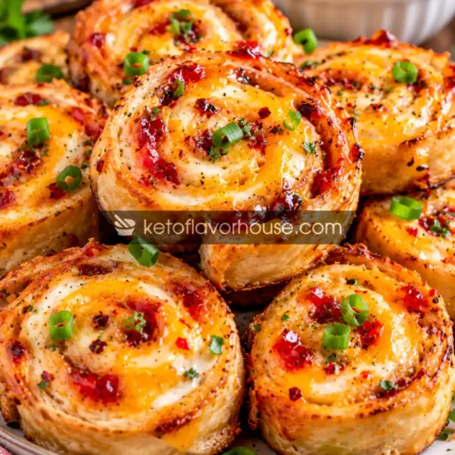 Keto Pepper Jelly Air Fryer Pinwheels