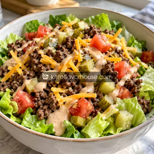 Weight Watchers Big Mac Salad Bowls (High-Protein & Low-Point)