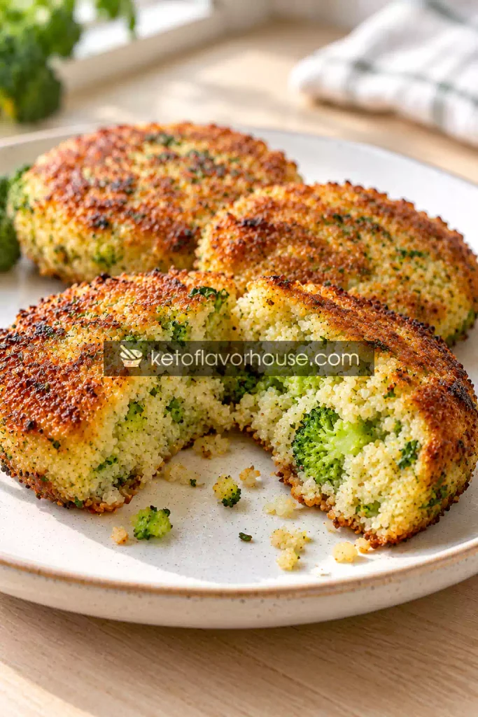 Weight Watchers Crispy Quinoa Broccoli Patties