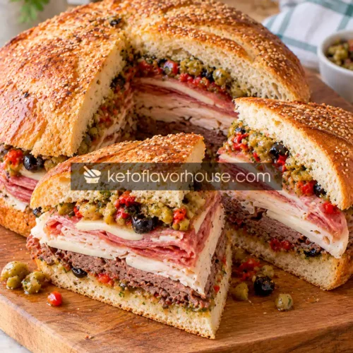 Weight Watchers Giant Muffuletta Sandwich