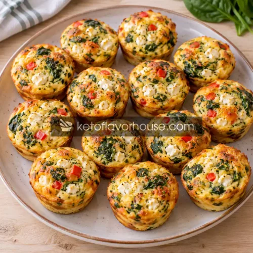 Weight Watchers High-Protein Spinach and Feta Egg Muffins